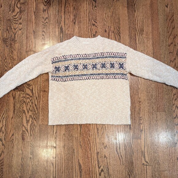 L.L. Bean Sweaters - L.L. Bean Cotton Ragg Crewneck Fair Isle Women's Plus